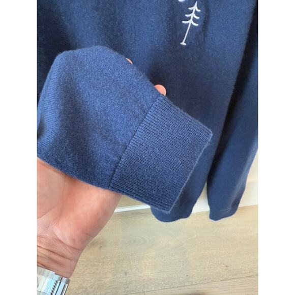 ONLY ONE ONLINE -Men’s Greyson Crew-Neck Cashmere Sweater Size M - Picture 4 of 11